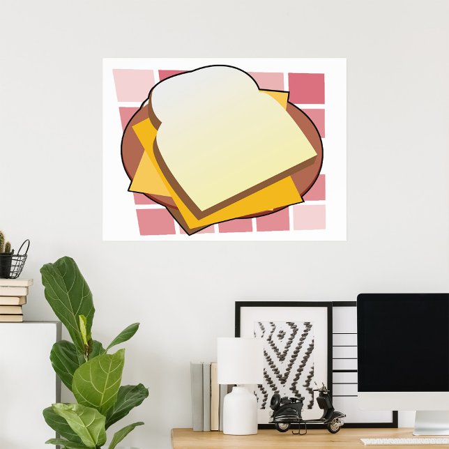 Käsesandwich-Fun Food Poster (Von Creator hochgeladen)