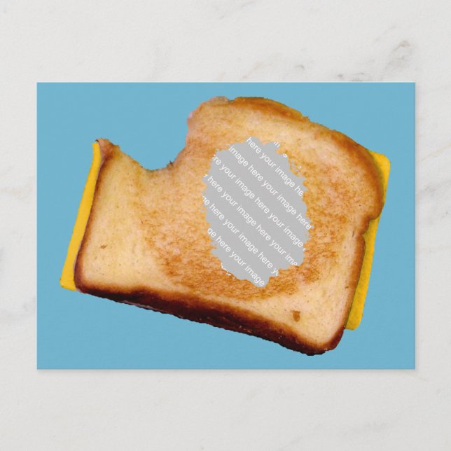 Käsesandwich Postkarte (Vorderseite)