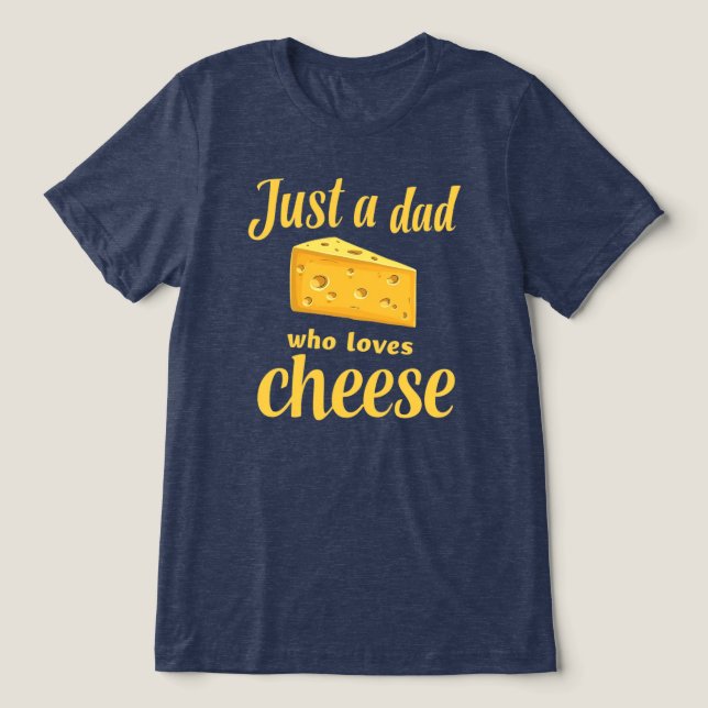 Käseservice - Fun Gift for Cheese Loving Vater Tri-Blend Shirt (Design Vorderseite)