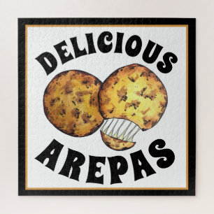 Käsesorten Mais Arepas Südamerikanische Küche Puzzle