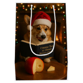 Käsesteuer Weihnachtsgeschenk - Corgi Mittlere Geschenktüte