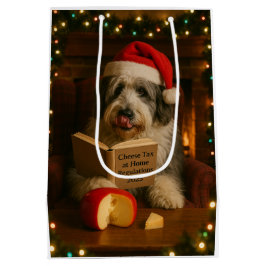 Käsesteuer Weihnachtsgeschenk Old English Sheepdog Mittlere Geschenktüte