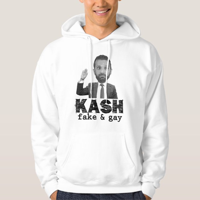 Kash gefälscht & schwul hoodie (Vorderseite)