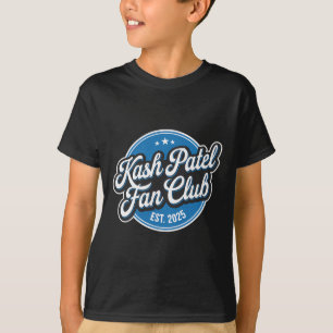Kash Patel Fan Club Est. 2025 Retro-Logo Trump Nom T-Shirt