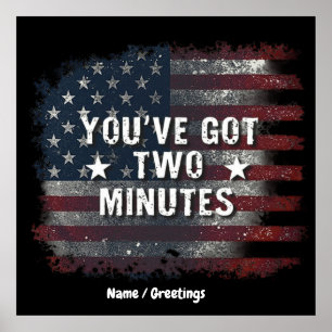 Kash Patel "You have two Minutes" Interview Quot Poster