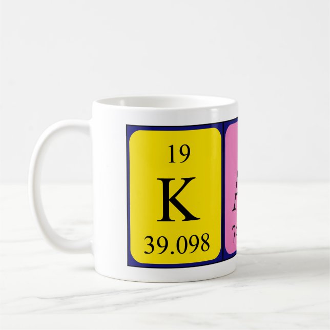 Kash Periodenname Tasse (Links)