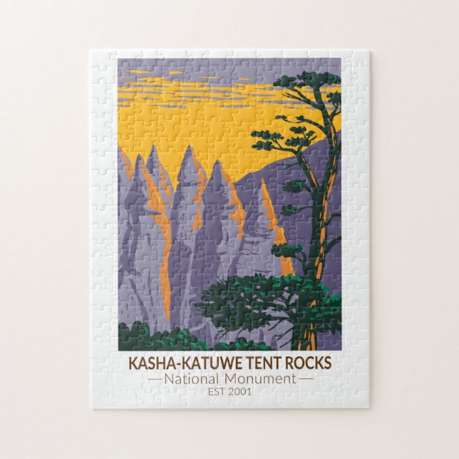 Kasha - Katuwe Zent Rocks National Monument Puzzle (Vertikal)