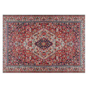 Kashan Poshti Central Persian Rug Print Schneidebrett