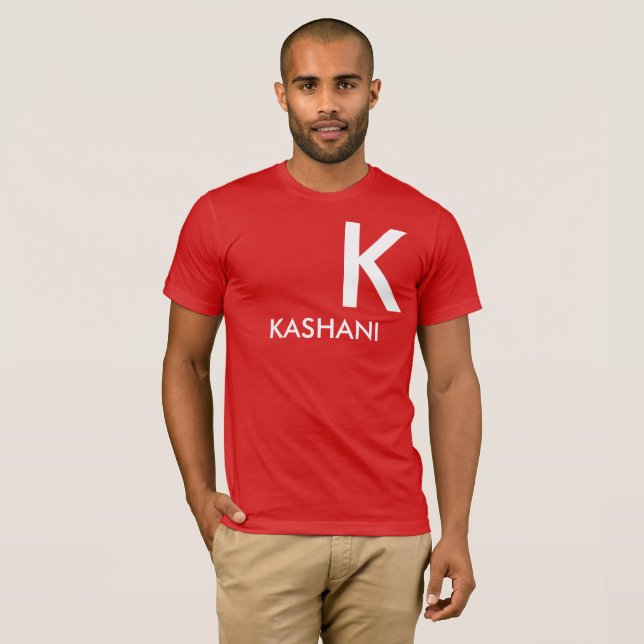 KASHANI Men's Basic Bella Leinwand T - Shirt (Vorne ganz)