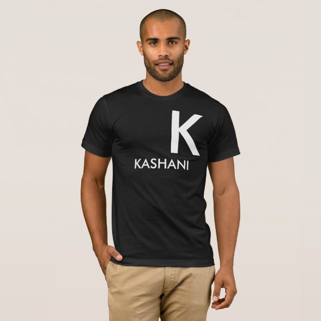 KASHANI Men's Basic Bella Leinwand T - Shirt (Vorne ganz)