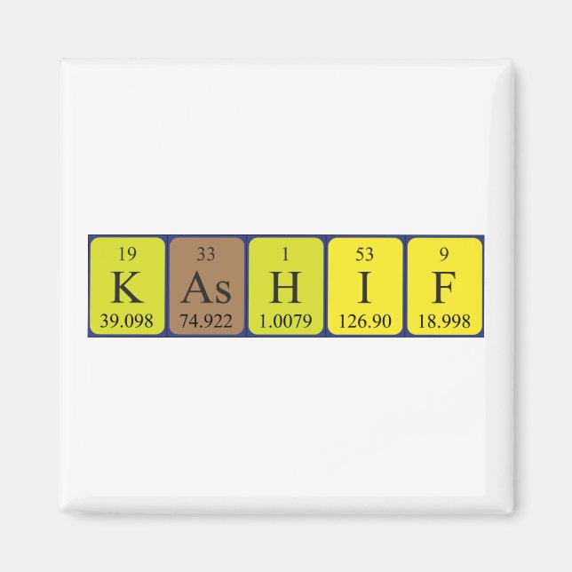 Kashif Periodenmagnet Magnet (Vorne)