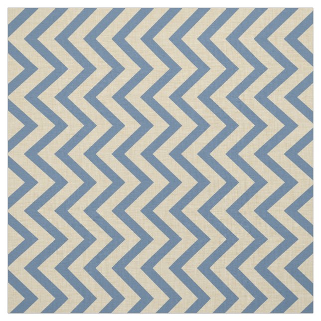 Kashmire Blue Spice Moods Chevrons Stoff (Muster)