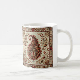 Kashmiri Badaam Motif Stickerei Design Kaffeetasse
