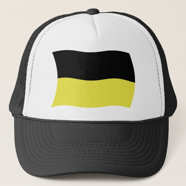 Kashubians Flag Hat Truckerkappe (Vorderseite)