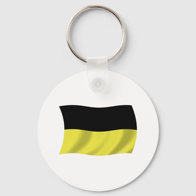 Kashubians Flag Schlüsselanhänger (Vorderseite)