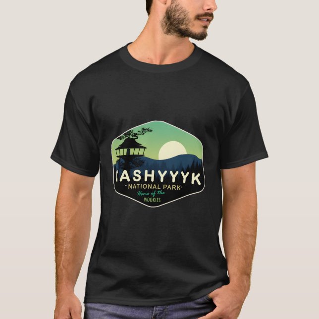 Kashyyyk National Park Zuhause der Wookies T-Shirt (Vorderseite)