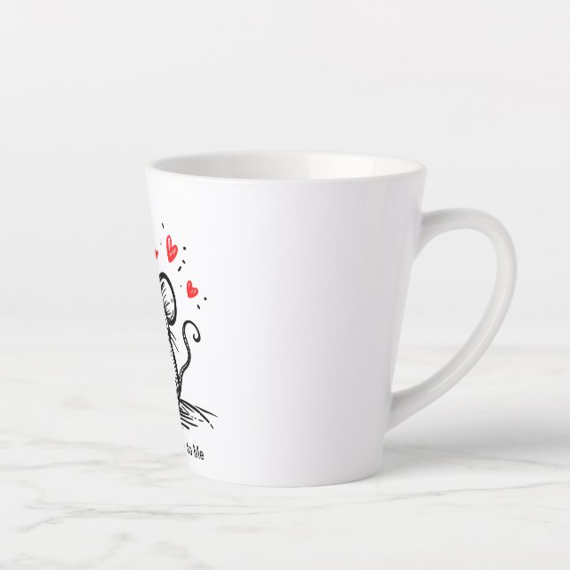 Käsige Liebesmaus Milchtasse (Rechts)