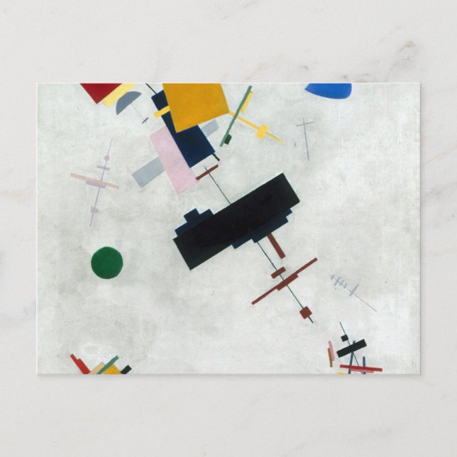 Kasimir Malewitsch - Suprematismus Postkarte (Vorderseite)