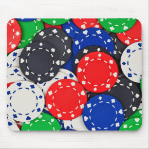 Kasino-Pokerchips Mousepad