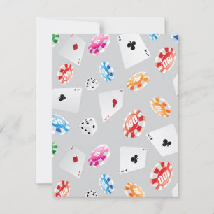 Kasino, Spielzubehör Muster 8 Mitteilungskarte