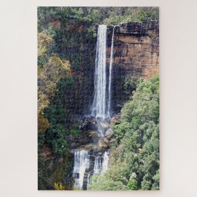 Kaskade der Natur an den Fitzroy Falls Puzzle (Vertikal)