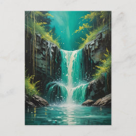 Kaskade der Ruhe Postkarte