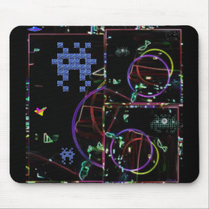 Kaskade elektronischer Spiele Mousepad