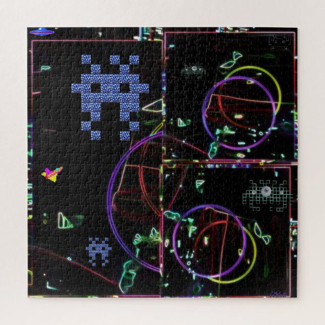 Kaskade elektronischer Spiele Puzzle (Vertikal)