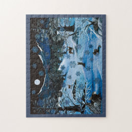 Kaskaden-Schneeflocke-Puzzlespiel Puzzle