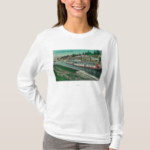 Kaskaden-Verschlüsse auf dem Columbia River T-Shirt