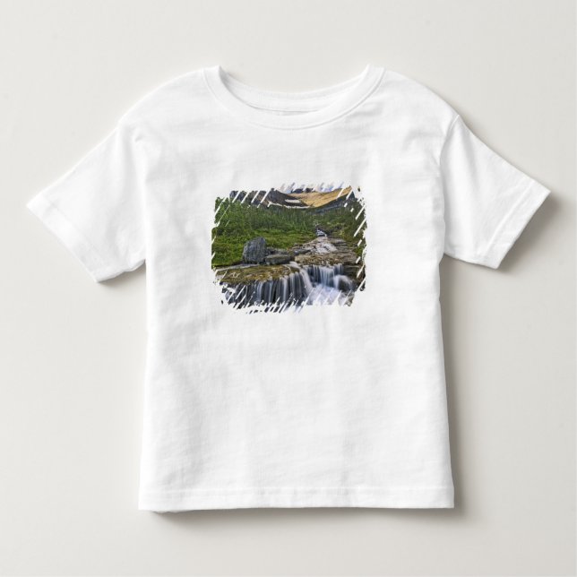 Kaskadenbach, Glacier-Nationalpark Kleinkind T-shirt (Vorderseite)