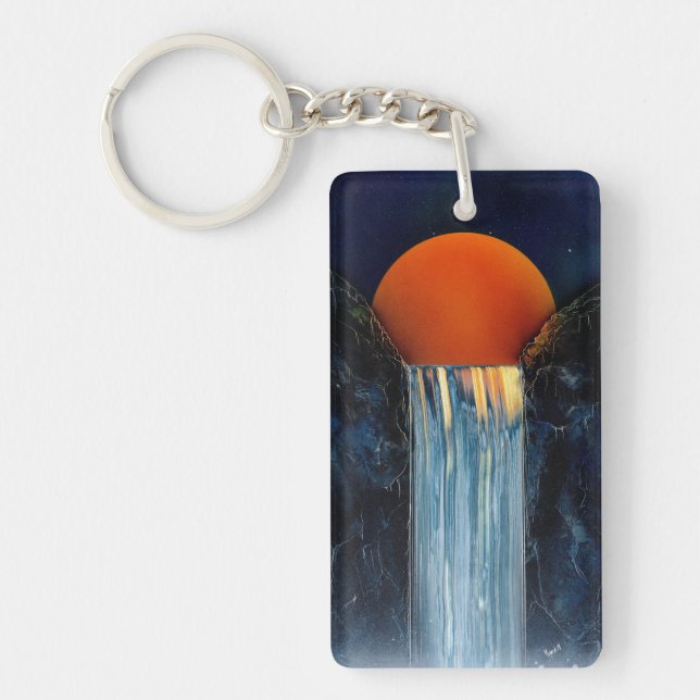 Kaskadengewässer Schlüsselanhänger (Vorderseite)