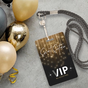 Kaskadierbeleuchtung Sweet 16 Gold ID790 Ausweis