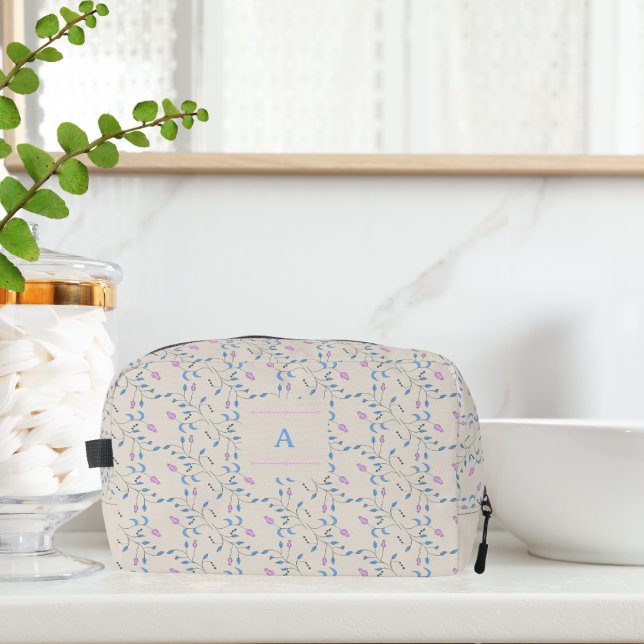 Kaskadieren von Blume Blau und Rosa Waschbeutel (Von Creator hochgeladen)