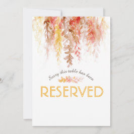 Kaskadierende, braun-orange Aquarell vorbehalten