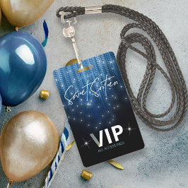 Kaskadierende Lichter Sweet 16 Blue ID790 Ausweis