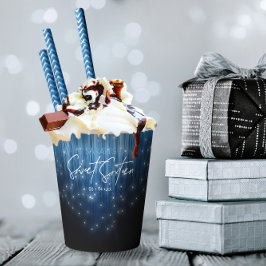 Kaskadierende Lichter Sweet 16 Blue ID790 Pappbecher