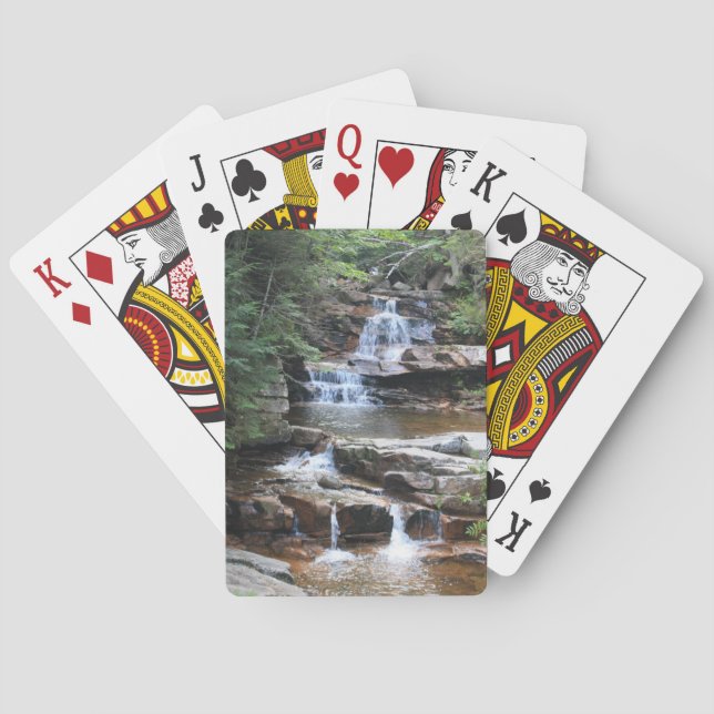 Kaskadierende Wasserfälle Spielkarten (Rückseite)