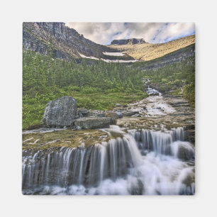 Kaskadierender Bach, Glacier-Nationalpark, Magnet