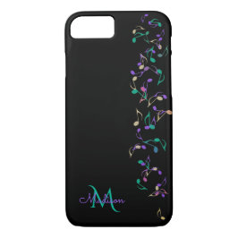 KaskadierenMusiknoten-Monogramm iPhone 7 Fall Case-Mate iPhone Hülle