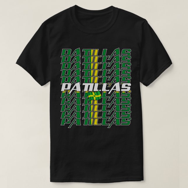 Kaskadierter Text 3 T-Shirt (Design vorne)
