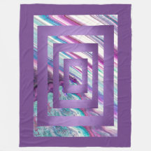 Kaskadierung Lila, blau, Aquamarin, weiß Abstrakt