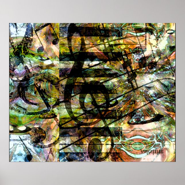 Kaskadierung Meloday Poster (Vorne)