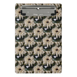 Kaskadierung von Blume und Schwerpunkten Mini Klemmbrett