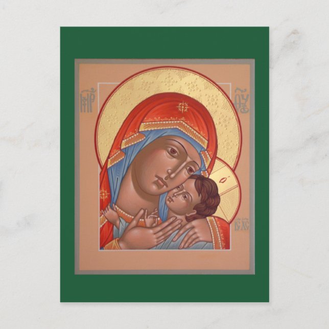 Kasperow Mutter Gottes Postcard Postkarte (Vorderseite)
