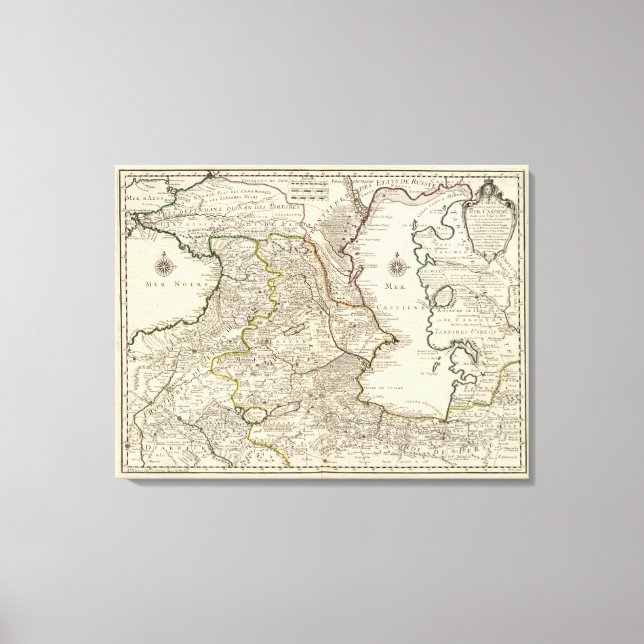 Kaspisches Meer Leinwanddruck (Vorderseite)
