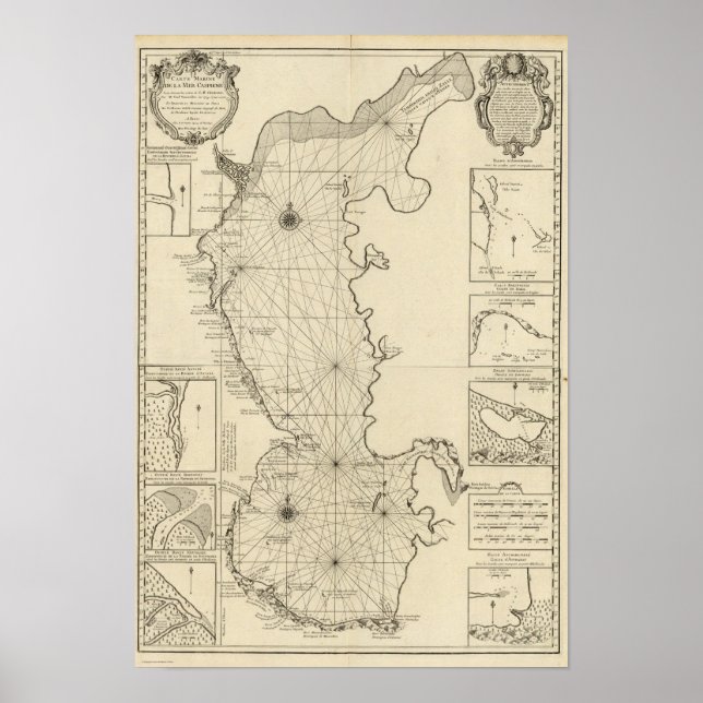 Kaspisches Meer und Asien 2 Poster (Vorne)