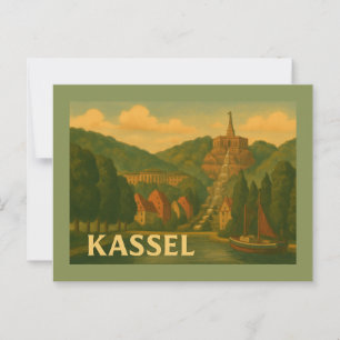 Kassel Deutschland Stadt Kunst Postkarte