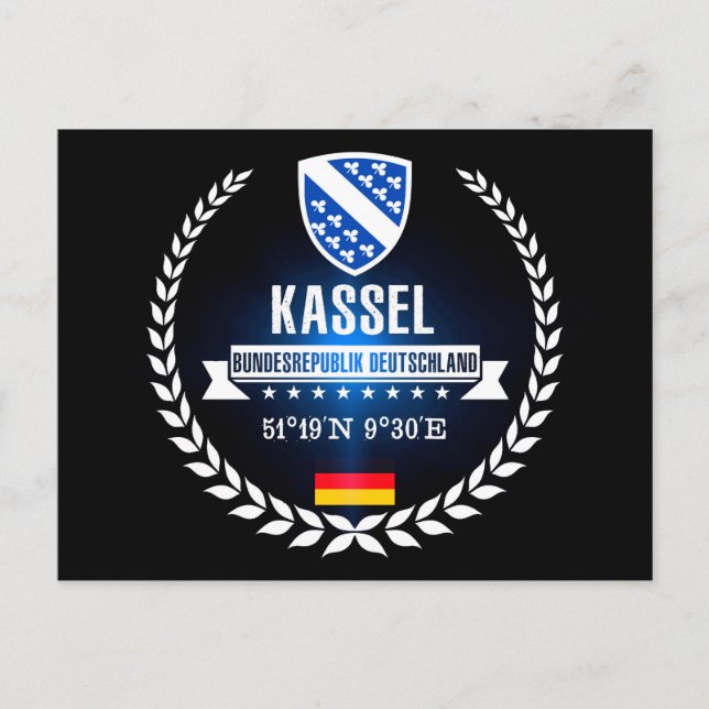 Kassel Postkarte (Vorderseite)