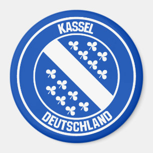 Kassel Round Emblem Magnet